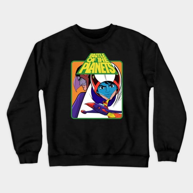 Battle of the planets Crewneck Sweatshirt by OniSide